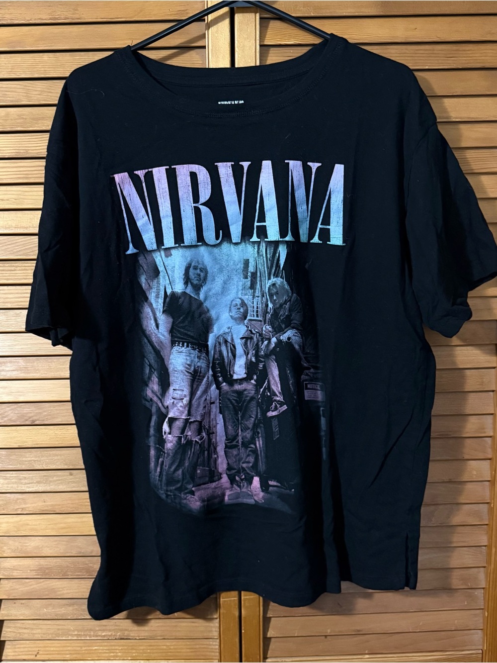 Aeropostale Nirvana Black Band Graphic Tee